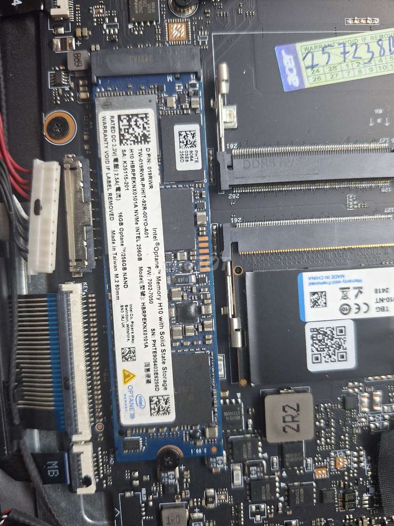 Ổ cứng SSD M.2 Intel Optane H10 256GB Đã sử dụng. Mua bán Linh kiện (RAM, Card...) tại Quận Thanh Khê Đà Nẵng được đăng bởi vỹ  hình 1