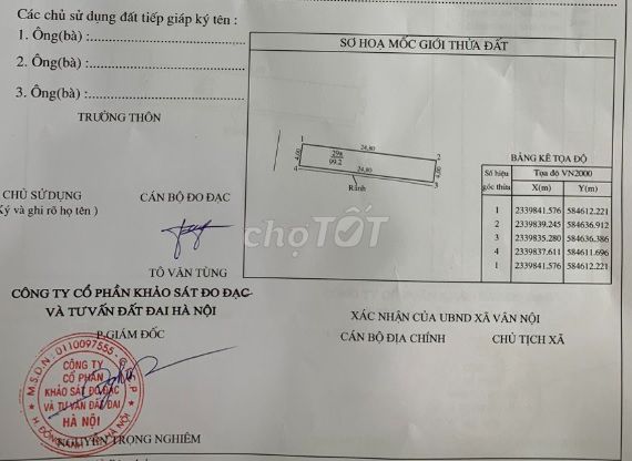 Bán đất 100m2, cạnh chợ rau sạch Vân Nội, Đông Anh, sổ đỏ chính chủ