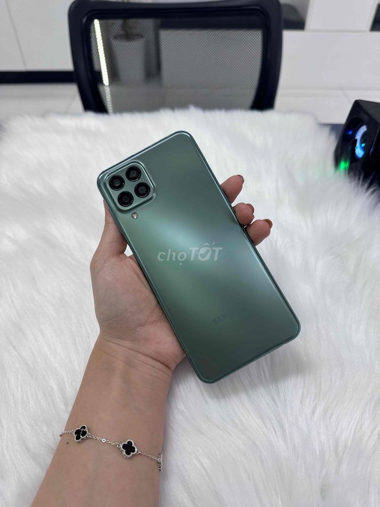 Samsung Galaxy M33 5G 128GB Xanh. Mua bán Điện thoại tại Quận Ninh Kiều Cần Thơ được đăng bởi Greenskytech hình 1