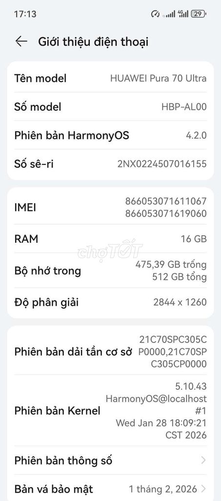 Huawei Pura P70 Ultra giao lưu máy khác. Mua bán Điện thoại tại Thành phố Thủ Dầu Một Bình Dương được đăng bởi Phú hình 1