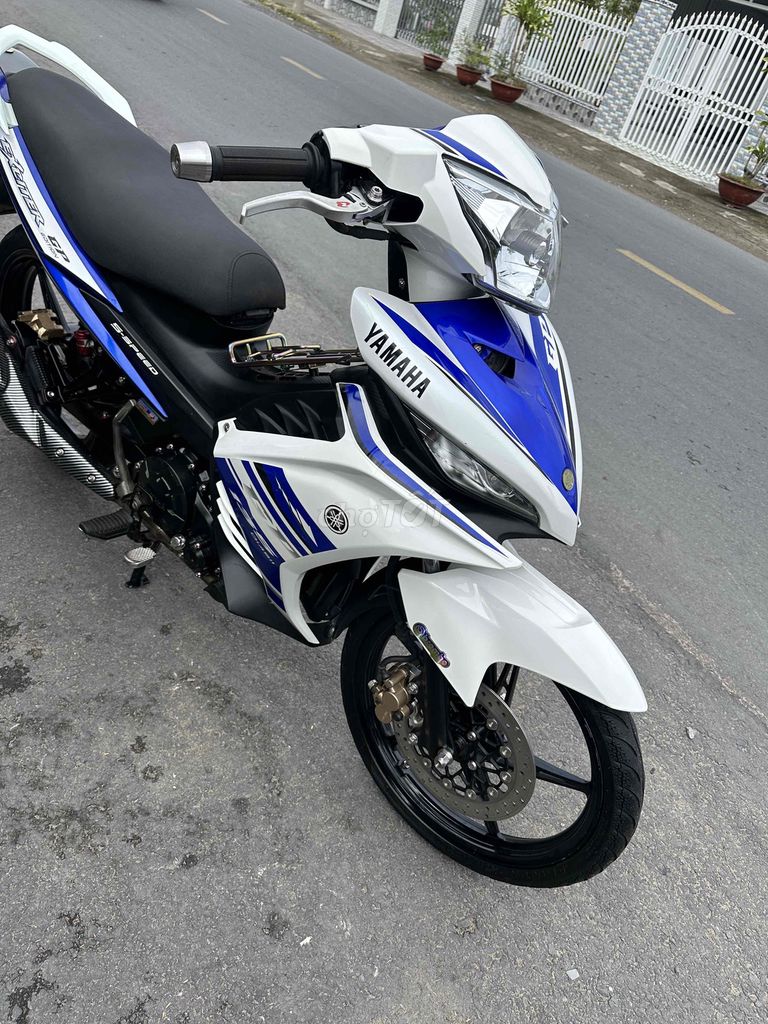 Yamaha Exciter 135 2014 Trắng Xanh. Mua bán Xe máy tại Huyện Thới Lai Cần Thơ được đăng bởi Trường nguyễn hình 4