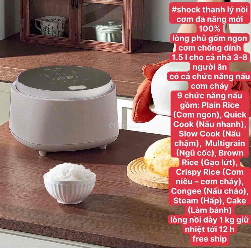 Nồi cơm điện 1.5L lòng gốm. Mua bán Bếp, lò, đồ điện nhà bếp tại Quận Long Biên Hà Nội được đăng bởi Nguyễn Mạnh hình 1
