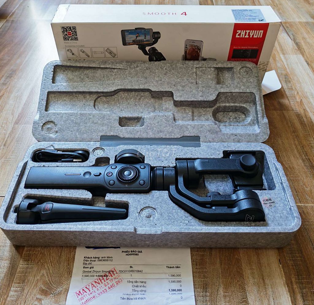Gimbal chống rung Zhiyun Smooth 4 Đen. Mua bán Phụ kiện (Màn hình, Chuột...) tại Huyện Châu Đức Bà Rịa - Vũng Tàu được đăng bởi Quân hình 1