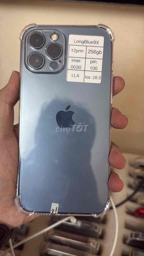 Apple iPhone 12 Pro Max 256GB Xanh Mới. Mua bán Điện thoại tại Quận Cầu Giấy Hà Nội được đăng bởi Long blue 9x hình 1