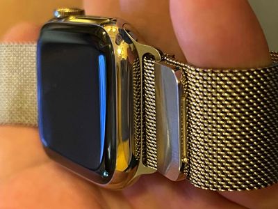 apple watch series 7 thép gold