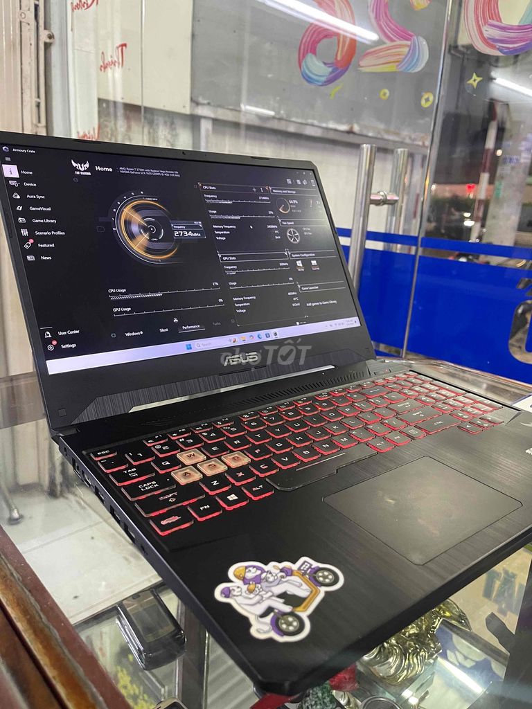 Asus FX505 Gaming Ryzen 7/8Gb/RTX1650. Mua bán Laptop tại Quận Ninh Kiều Cần Thơ được đăng bởi Cầm Đồ Anh Quý hình 1