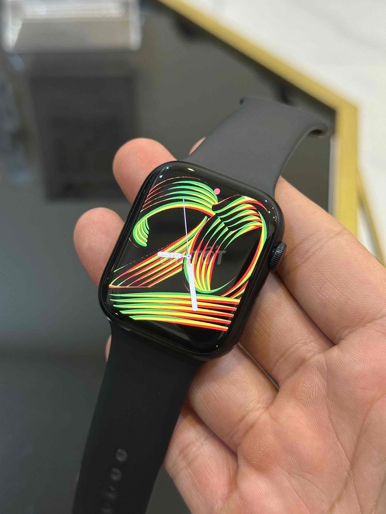 Apple watch series 8/45 đen lte full pk pin 100