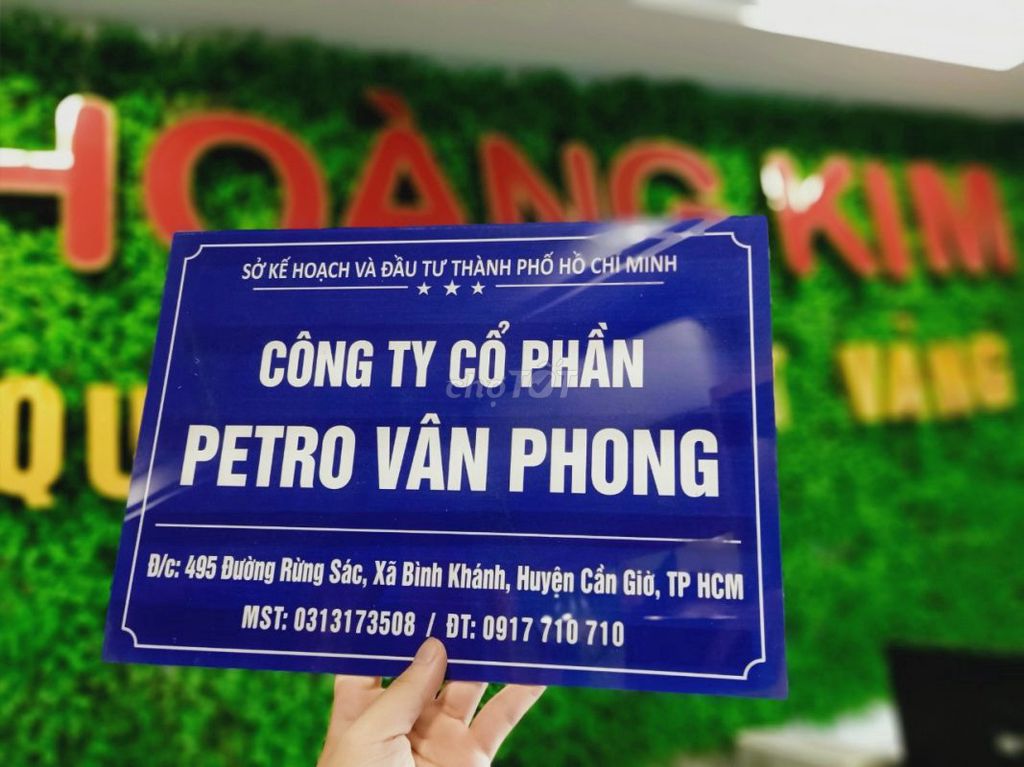Dịch vụ làm biển số nhà. Dịch vụ tại Quận Hoàng Mai Hà Nội được đăng bởi Vietplaza hình 1