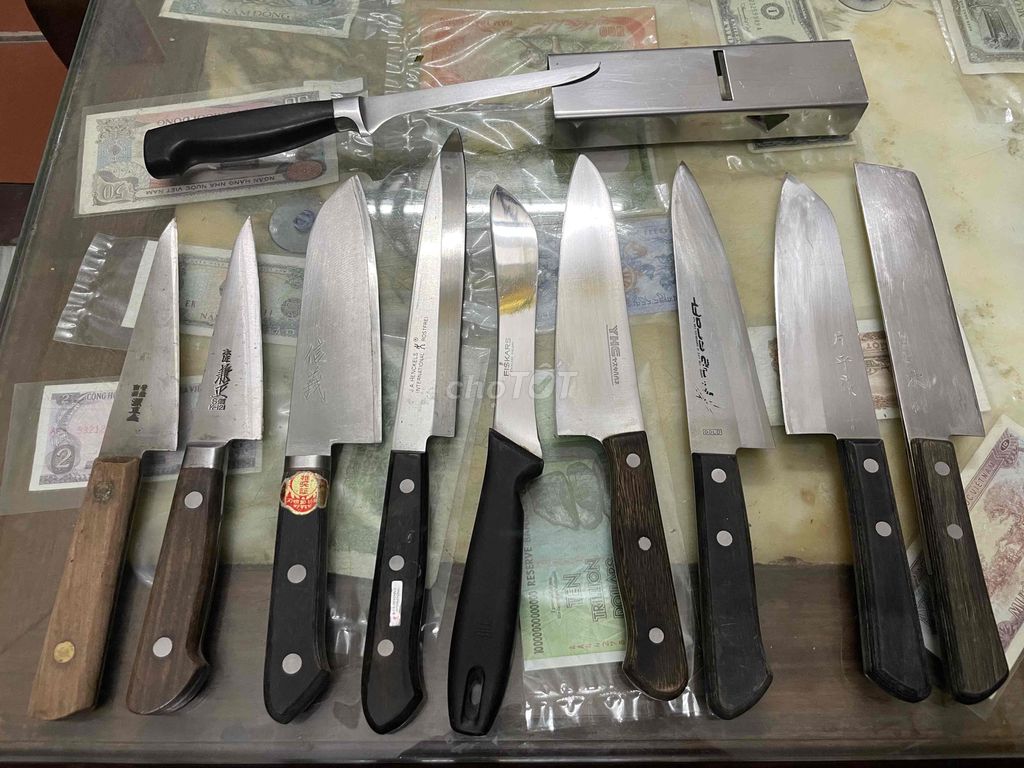 Dao Nakiri , Santoku , Liếc, Nhật bãi . Các