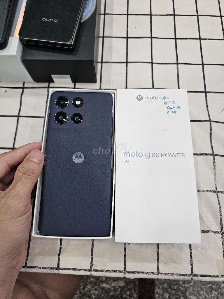 Motorola G86 Power 5G FBOX 99% BH 26/12/26 PIN 6K7. Mua bán Điện thoại tại Quận Tân Phú Tp Hồ Chí Minh được đăng bởi Ngô Minh Mobile  hình 1
