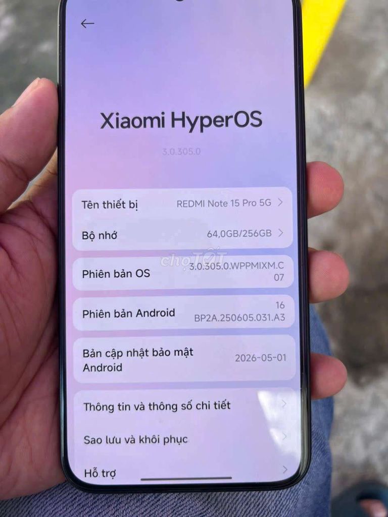 Xiaomi Redmi Note 15 Pro 5G 256GB Đen. Mua bán Điện thoại tại Quận Hải Châu Đà Nẵng được đăng bởi Bi Bi hình 1
