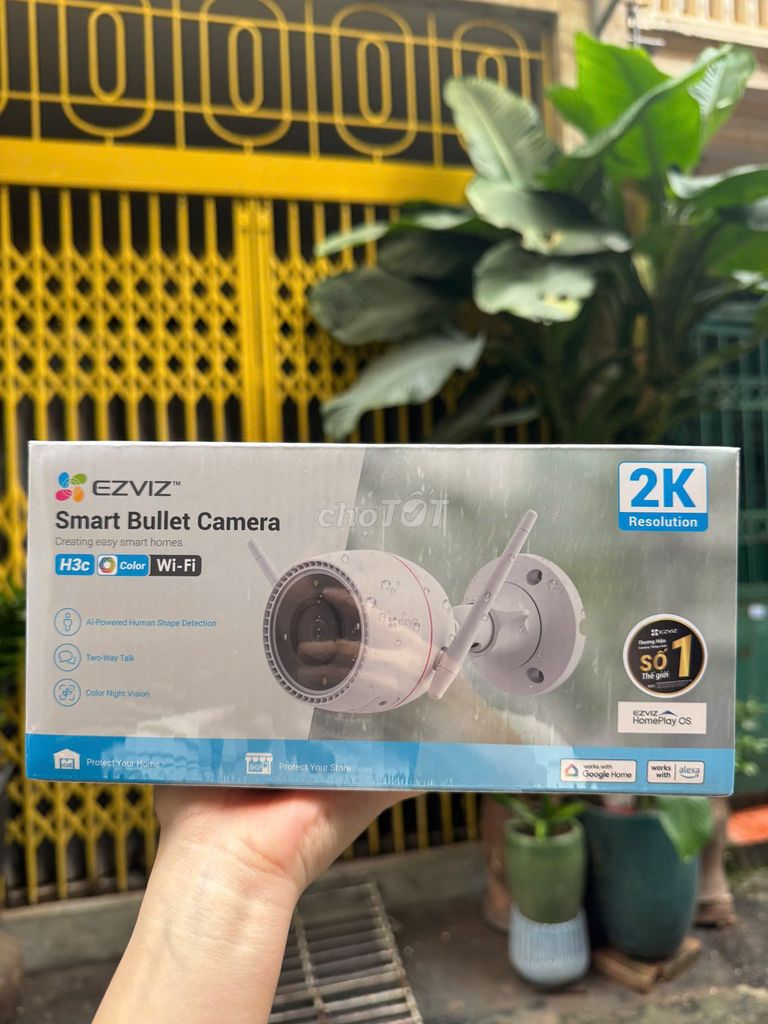 Camera WiFi thông minh ngoài trời 3MP EZVIZ H3C 2K. Mua bán Máy ảnh, Máy quay tại Quận Thanh Xuân Hà Nội được đăng bởi Camera GIÁ SỈ hình 1