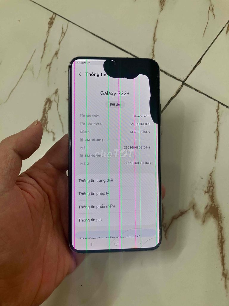 Bán Xác Samsung S22Plus bản Việt zin hỏng hẳn màn. Mua bán Điện thoại tại Quận Hà Đông Hà Nội được đăng bởi Mạnh Mobile hình 1
