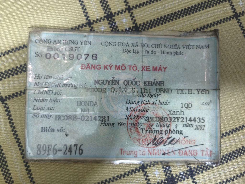 Honda Wave Thái 2002 màu Tím. Mua bán Xe máy tại Thành phố Thủ Đức Tp Hồ Chí Minh được đăng bởi kem tươi cafe hình 6