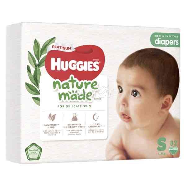 Tã dán Huggies Naturemade size S