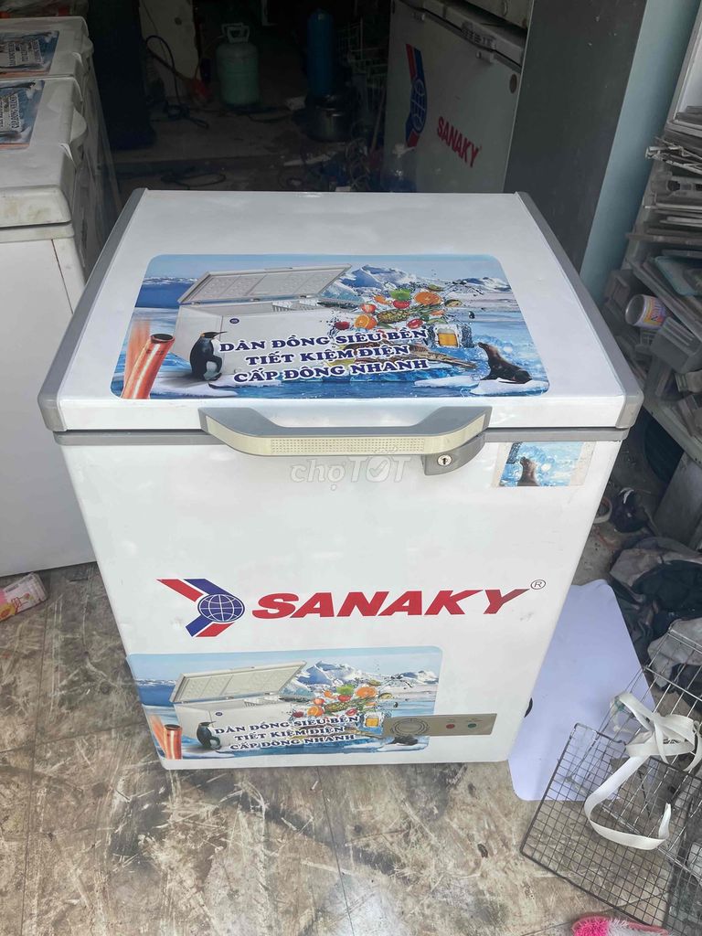 tủ đông sanaky 100l dàn đồng