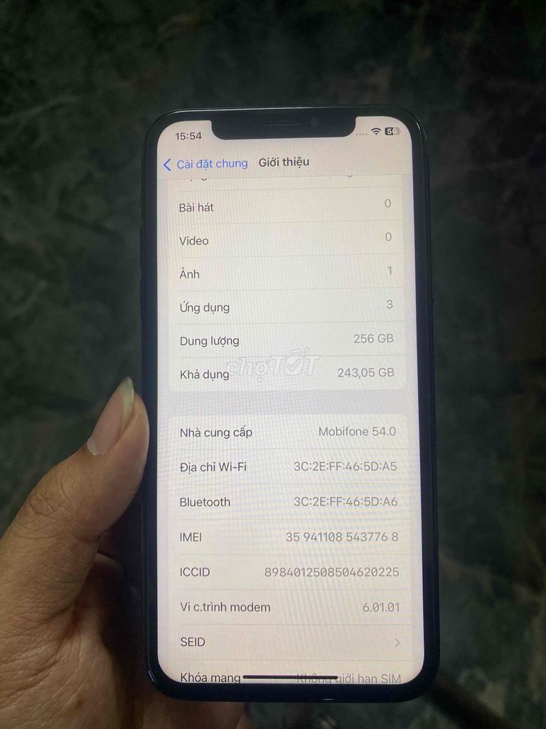 Apple iPhone X 256GB Xám. Mua bán Điện thoại tại Huyện Thuỷ Nguyên Hải Phòng được đăng bởi nguyễn huy  hình 1