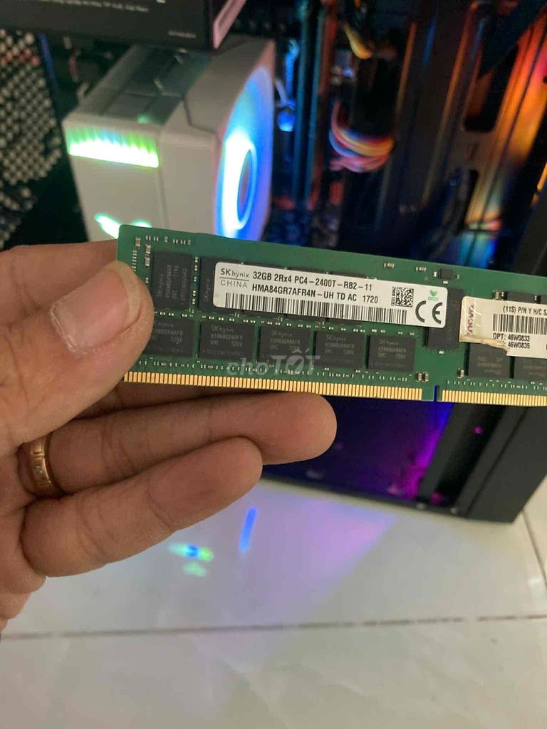 RAM SK Hynix PC4-2400T-RB2-11 32GB. Mua bán Linh kiện (RAM, Card...) tại Huyện Hàm Thuận Nam Bình Thuận được đăng bởi Bao hình 1
