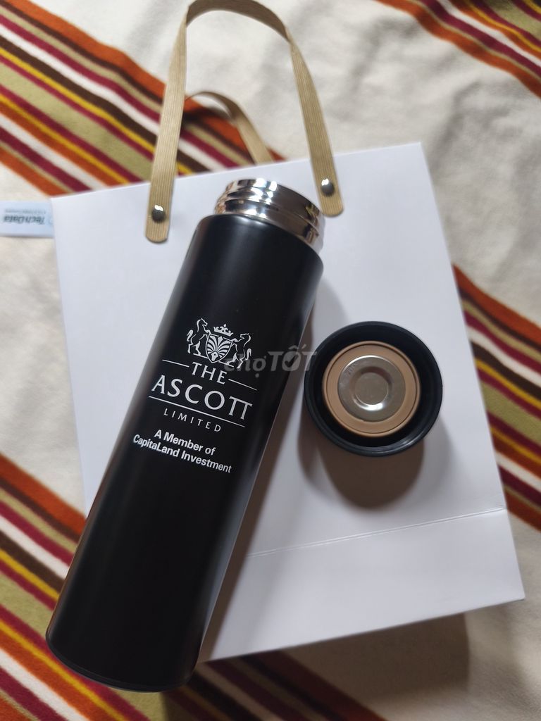 Bình giữ nhiệt Mới 100% The Ascott Inox 304 Đen. Mua bán Dụng cụ nhà bếp tại Quận Cầu Giấy Hà Nội được đăng bởi Ngọc hình 1