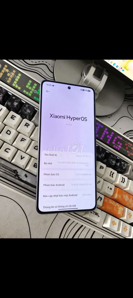 Xiaomi 14T Pro 12GB 256GB Xanh BH 2/2027. Mua bán Điện thoại tại Quận Ninh Kiều Cần Thơ được đăng bởi Đỗ Thanh Duy hình 1