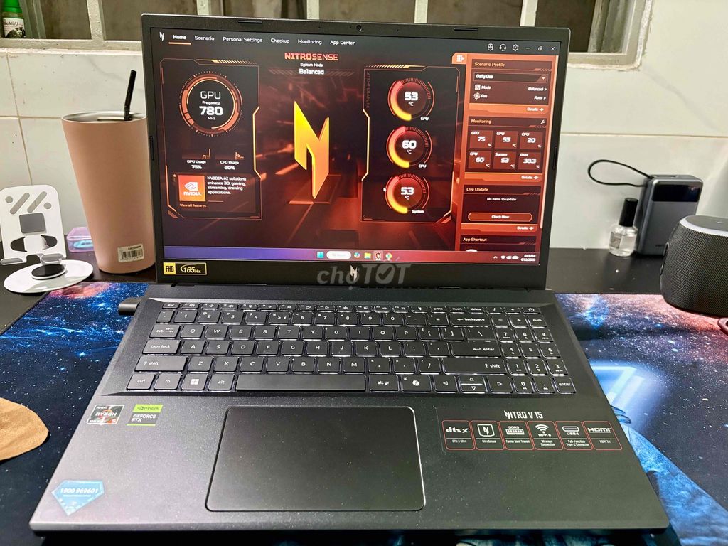 Acer Nitro V15 R5 6600H 16G/512G RTX 3050 BH 06/27. Mua bán Laptop tại Thành phố Biên Hòa Đồng Nai được đăng bởi Mạnh Hoàng hình 1