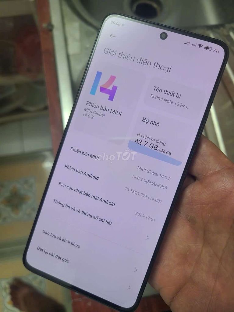 Redmi Note 13 Pro 5g 8/256. Mua bán Điện thoại tại Quận Ba Đình Hà Nội được đăng bởi đình bắc hình 1