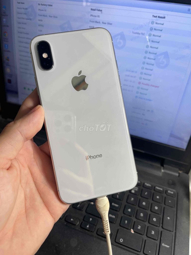 iphone xs 64g quốc tế zin full