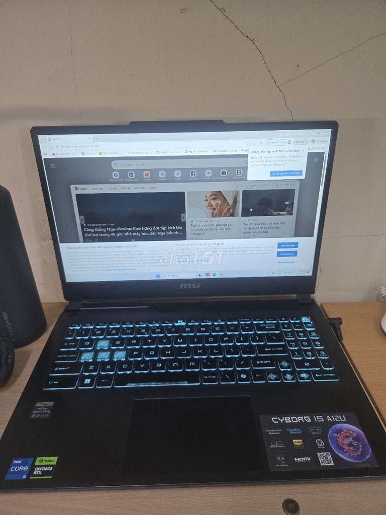 Người dùng cần bán lap MSI Cyborg 15 16/512gb. Mua bán Laptop tại Quận Hà Đông Hà Nội được đăng bởi Anh Nam hình 1