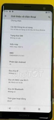 Sony Xperia XZ3 Tím 64GB Đã Sử Dụng. Mua bán Điện thoại tại Huyện Hòa Vang Đà Nẵng được đăng bởi Hùng