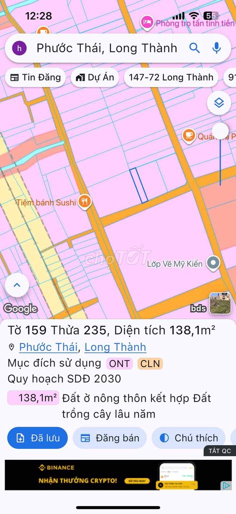 Về Quê bán gấp lô đất đẹp ấp 1 Tân Hiệp 5x28