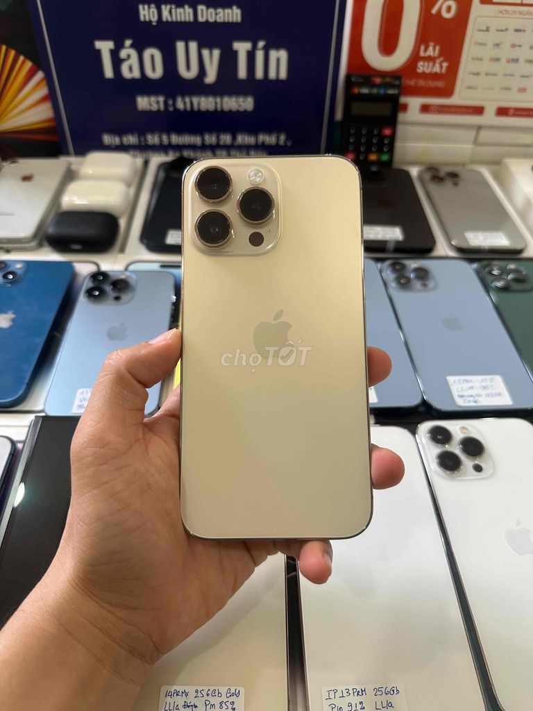 14 Pro max 128Gb Gold VN/a 84% Keng thanh lý