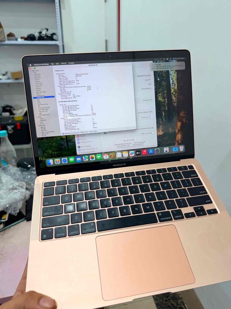 Apple MacBook Air M1 Rose Gold Like New. Mua bán Laptop tại Quận Cầu Giấy Hà Nội được đăng bởi TicoSmartphone hình 1