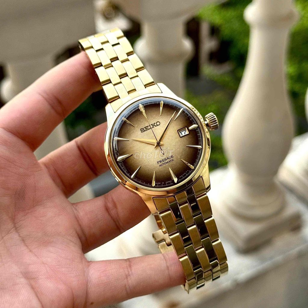 Seiko SRPK48J1 Vàng 40mm. Mua bán Đồng hồ tại Thành phố Dĩ An Bình Dương được đăng bởi Phạm Tính hình 1
