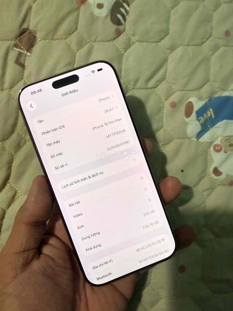 Apple iPhone 16 Pro Max 256GB Sa mạc 2 SIM. Mua bán Điện thoại tại Thành phố Dĩ An Bình Dương được đăng bởi nguyễn phương hình 1