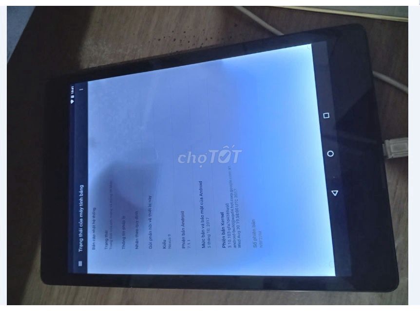 Xác Máy Nexus 9 Android 7 Màn Bị Ám Keo. Mua bán Linh kiện (RAM, Card...) tại Thành phố Thủ Đức Tp Hồ Chí Minh được đăng bởi Nam Blackberry hình 1