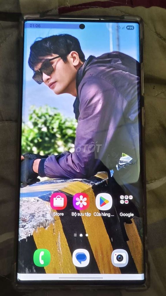 Samsung S22 Ultra 256GB Lỗi 120Hz, lưu ảnh nhẹ. Mua bán Điện thoại tại Huyện Bình Chánh Tp Hồ Chí Minh được đăng bởi h hình 1