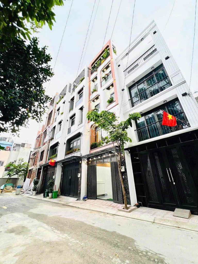 BÁN CĂN NHÀ PHỐ MỚI HOÀN THIỆN SHR ĐÃ HOÀN CÔNG P TRUNG MỸ TÂY Q12