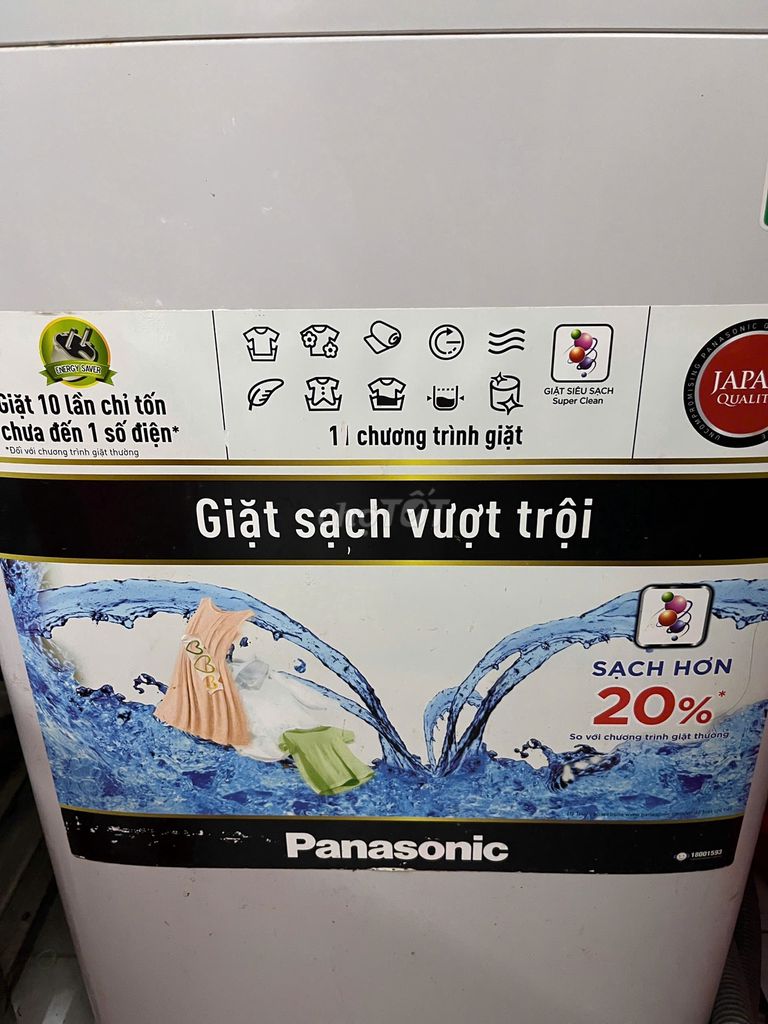 Máy giặt Panasonic cửa trên 8kg 90%. Mua bán Máy giặt tại Thành phố Thủ Đức Tp Hồ Chí Minh được đăng bởi Tên chưa cung cấp hình 1