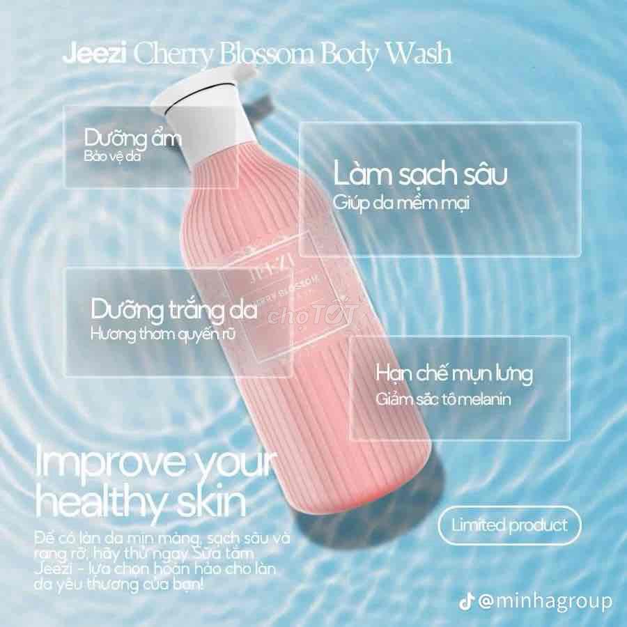 Sữa tắm Jeezi Hoa anh đào dưỡng ẩm trắng da. Mua bán Phụ kiện thời trang khác tại Thành phố Thủ Dầu Một Bình Dương được đăng bởi Diệp Duy Phương hình 1