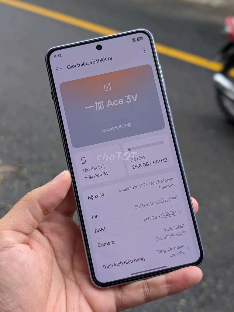 OnePlus Ace 3V 512GB Tím. Mua bán Điện thoại tại Quận Bắc Từ Liêm Hà Nội được đăng bởi nguyenbacanh hình 1
