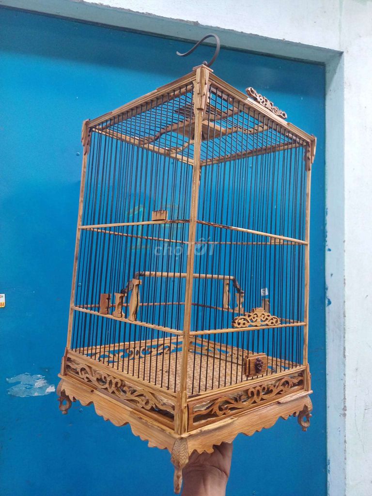 Lồng chim Gỗ Nâu. Mua bán Phụ kiện, Thức ăn, Dịch vụ tại Quận Bình Thạnh Tp Hồ Chí Minh được đăng bởi NHOC NGUYEN hình 1
