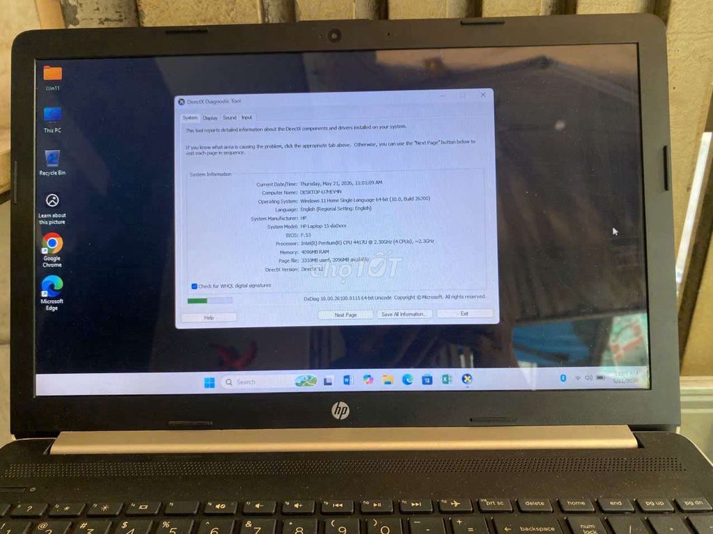 HP 15 thế hệ  thứ 6Pentium 15.6 inch. Mua bán Laptop tại Thành phố Dĩ An Bình Dương được đăng bởi Nhật Hoàng  điện  máy  hình 1