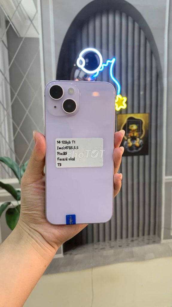 iPhone 14 128GB Tím màn oled. Mua bán Điện thoại tại Quận Bắc Từ Liêm Hà Nội được đăng bởi Cửa hàng Bính Táo hình 1