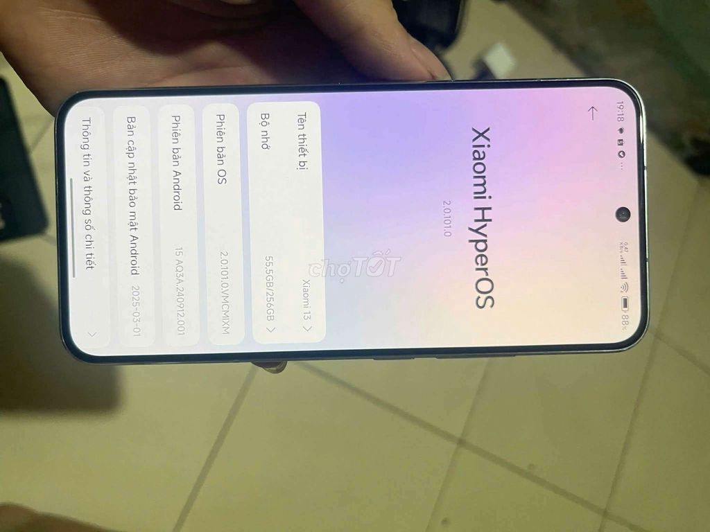 Xiaomi Mi 13 256GB Trắng. Mua bán Điện thoại tại Thành phố Thủ Đức Tp Hồ Chí Minh được đăng bởi Đặng Luân hình 1