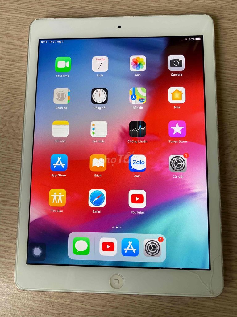 Apple iPad Air 16GB Bạc 12.5.8. Mua bán Máy tính bảng tại Quận Bình Thuỷ Cần Thơ được đăng bởi Tuấn an hình 1