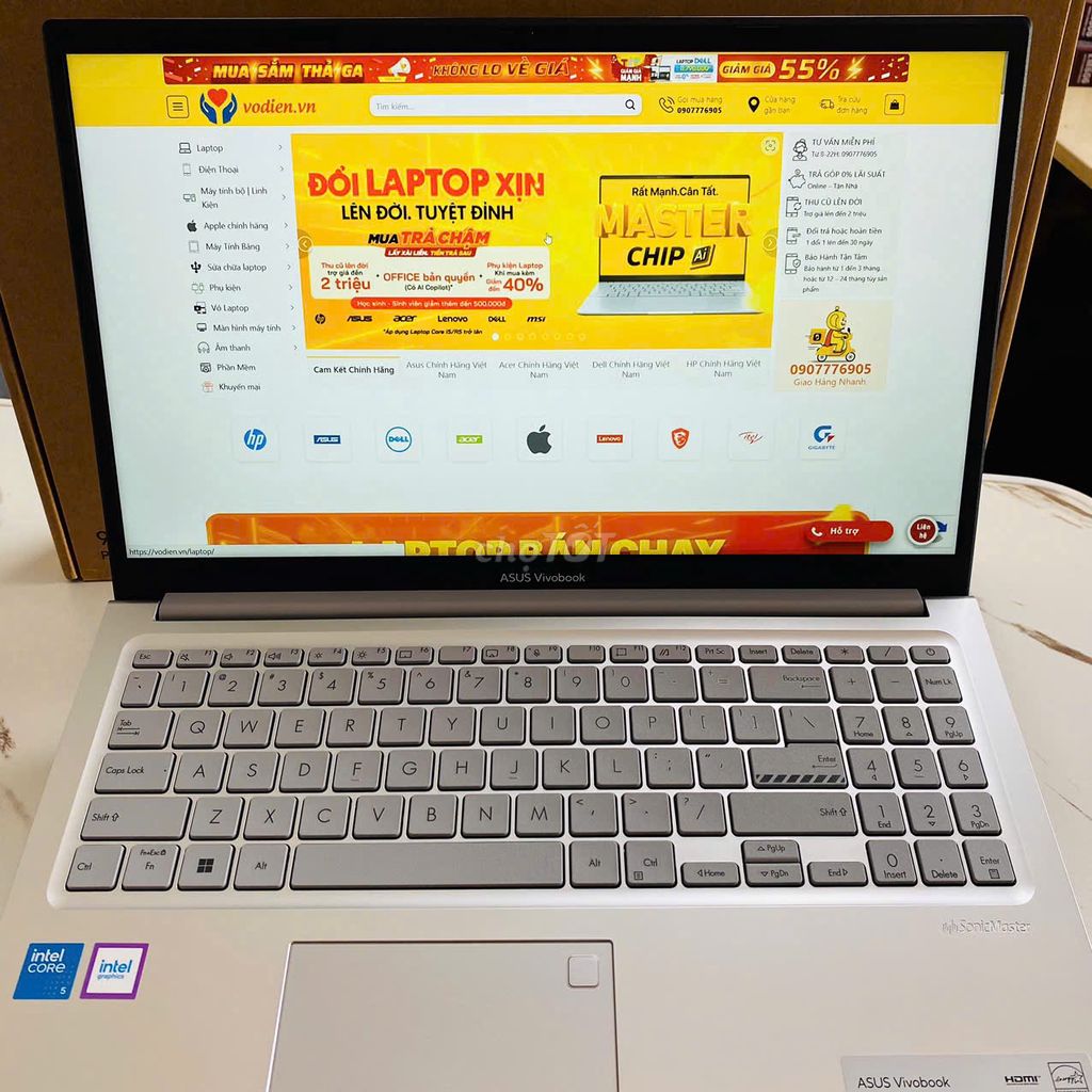 Asus Vivobook 15 X1504VA Core 5–120U 16G/512GB Bạc. Mua bán Laptop tại Quận Ninh Kiều Cần Thơ được đăng bởi Võ Diện hình 1