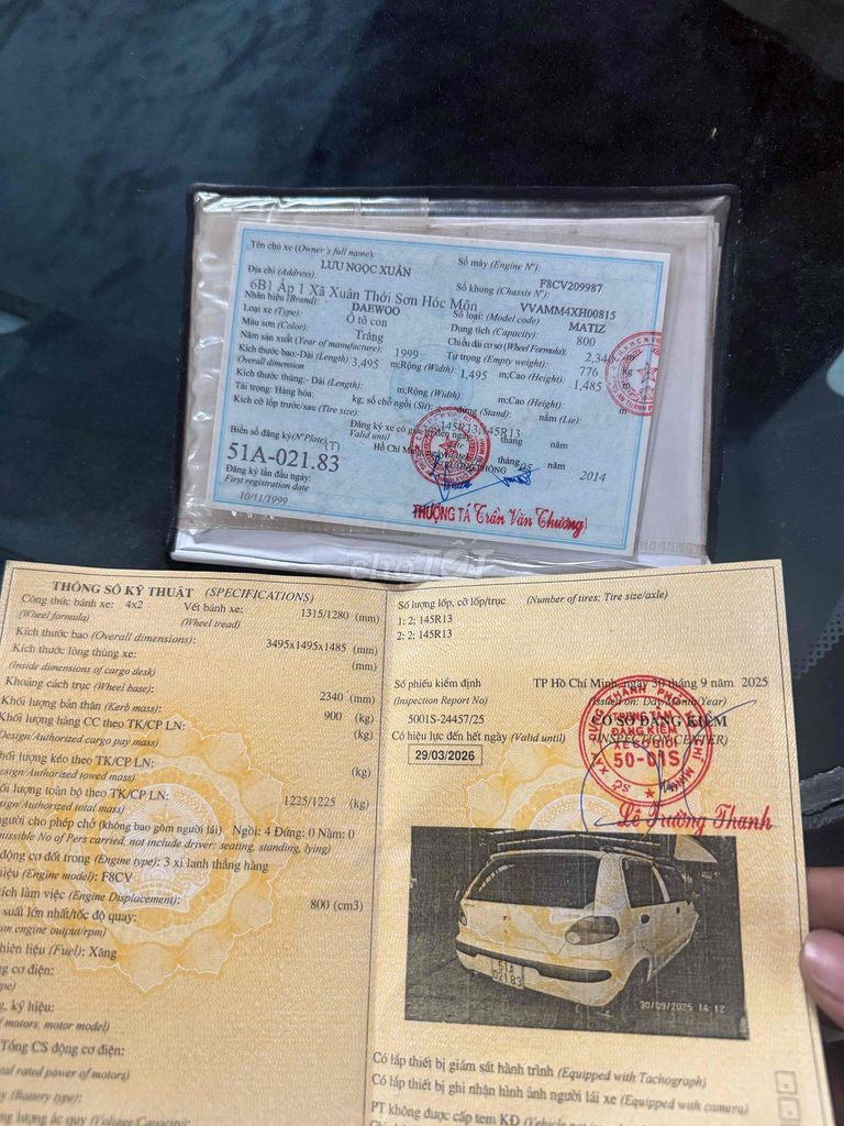 Daewoo Matiz 1999 0.8 MT - 16000 km. Mua bán Ô tô tại Huyện Hóc Môn Tp Hồ Chí Minh được đăng bởi Bà Điểm hóc môn hình 16