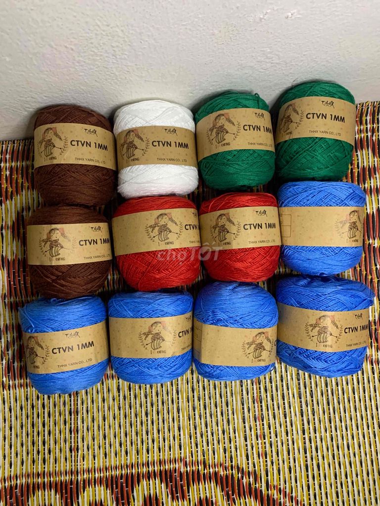 Len sợi Cotton 1mm 100g/cuộn. Mua bán Sở thích khác tại Huyện Thanh Trì Hà Nội được đăng bởi Vàng San mẩy hình 1