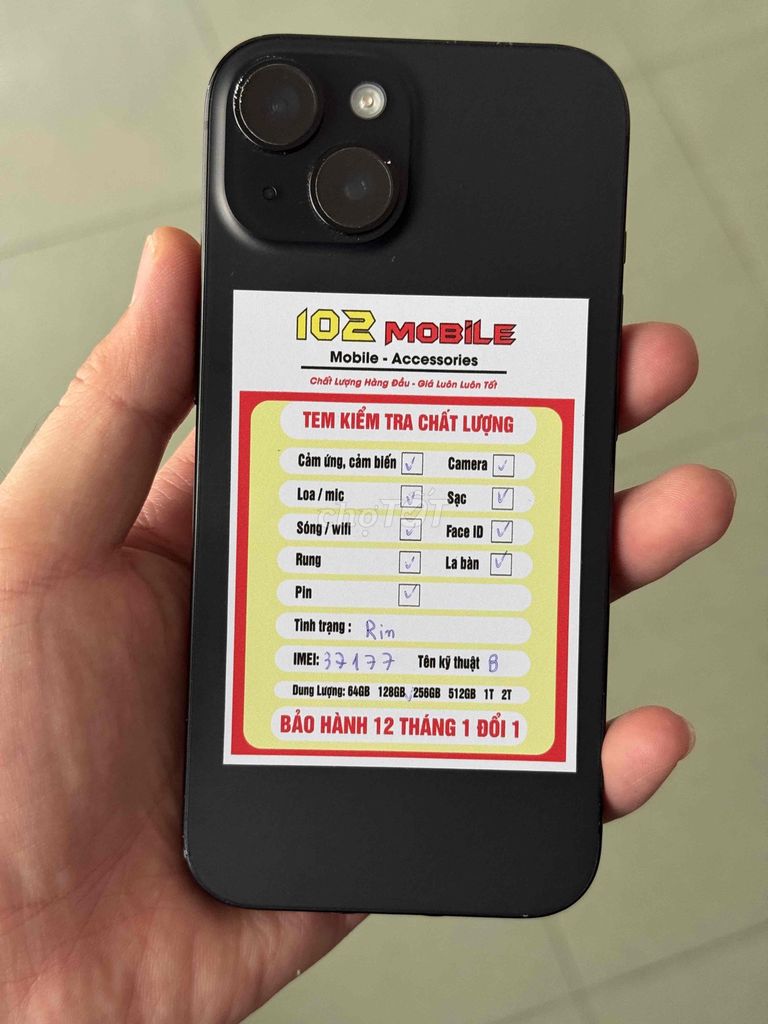 iPhone 15 128GB Đen máy đẹp chức năng đầy đủ. Mua bán Điện thoại tại Thành phố Buôn Ma Thuột Đắk Lắk được đăng bởi Nguyễn Hoàng hình 1