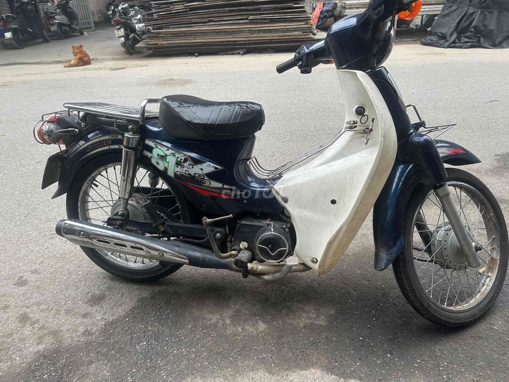 Xe máy Cub 50cc Xanh trắng. Mua bán Xe máy tại Quận Hà Đông Hà Nội được đăng bởi A NAM NHÀ  PHỐ  hình 2